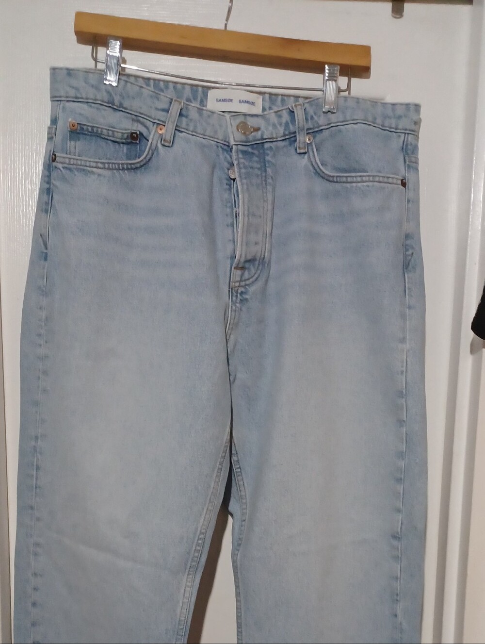 SAMSOE Light Blue Straight Leg Jeans